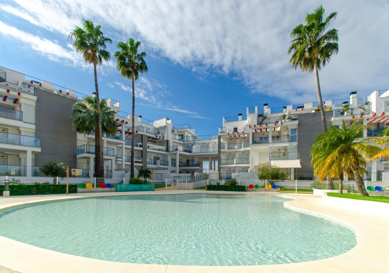 Apartamento Victoria Playa III Con Una Gran Terraza Dénia Buitenkant foto