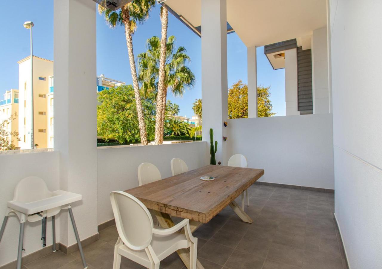 Apartamento Victoria Playa III Con Una Gran Terraza Dénia Buitenkant foto