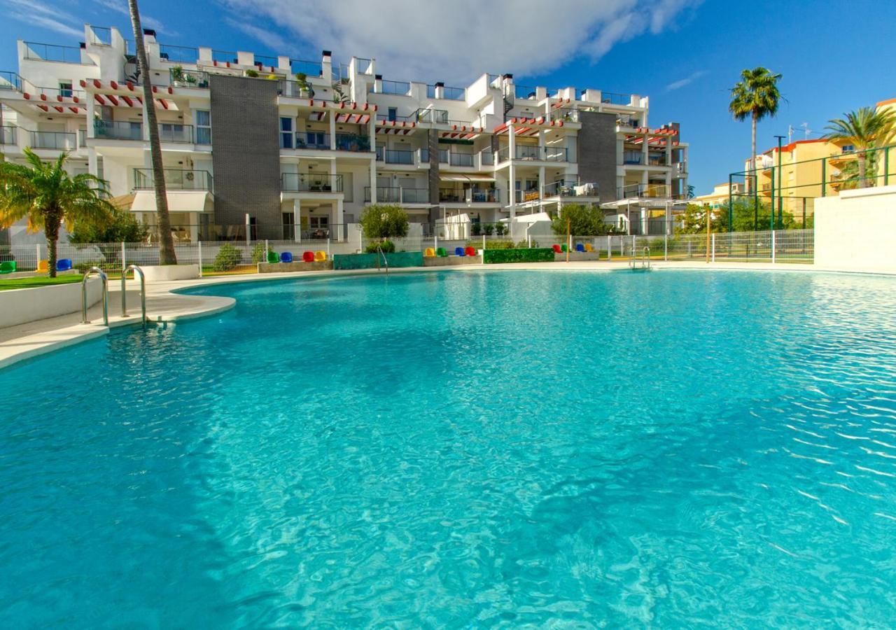 Apartamento Victoria Playa III Con Una Gran Terraza Dénia Buitenkant foto