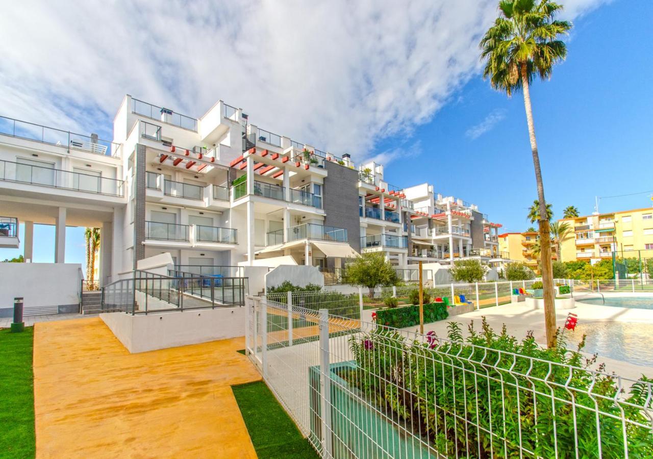 Apartamento Victoria Playa III Con Una Gran Terraza Dénia Buitenkant foto