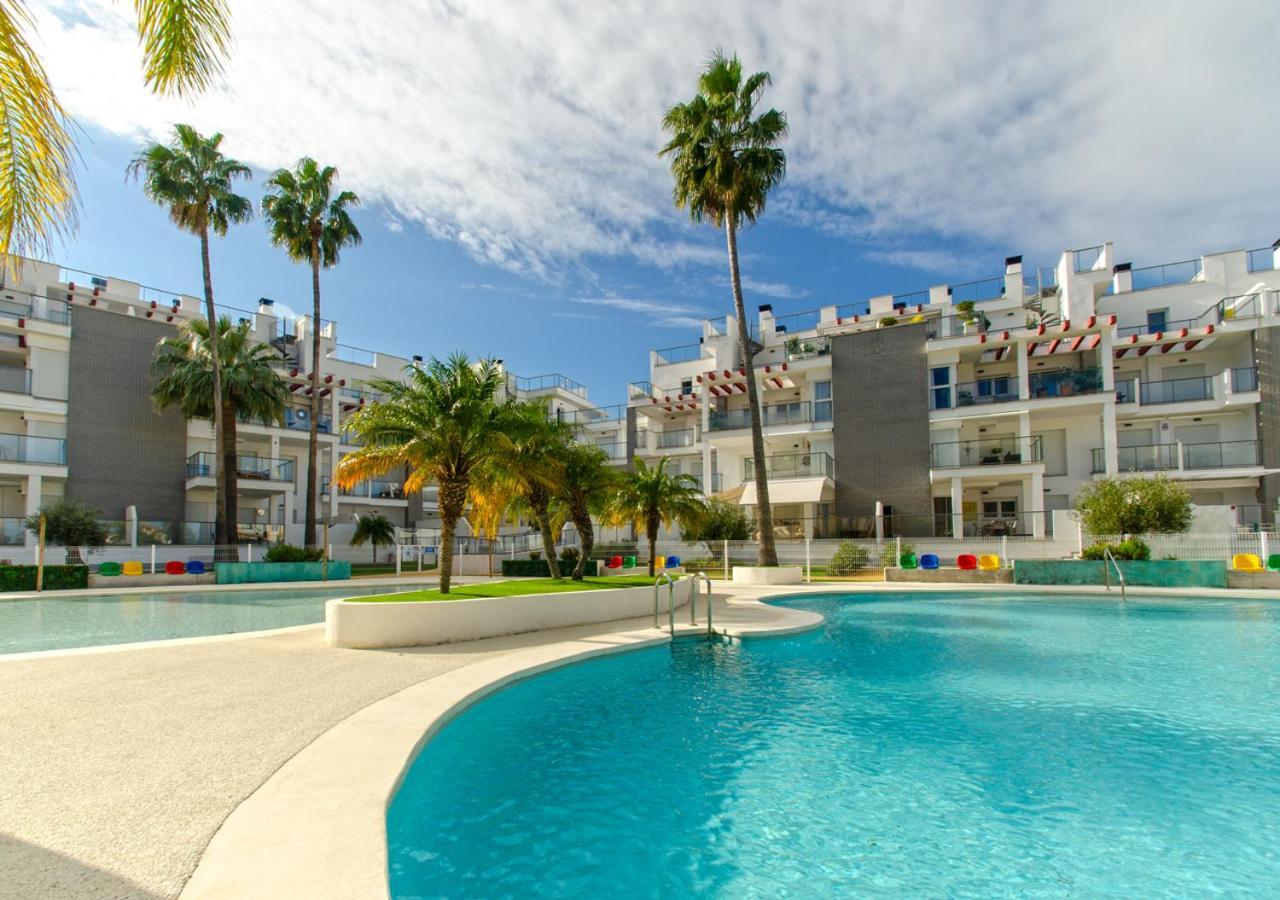 Apartamento Victoria Playa III Con Una Gran Terraza Dénia Buitenkant foto